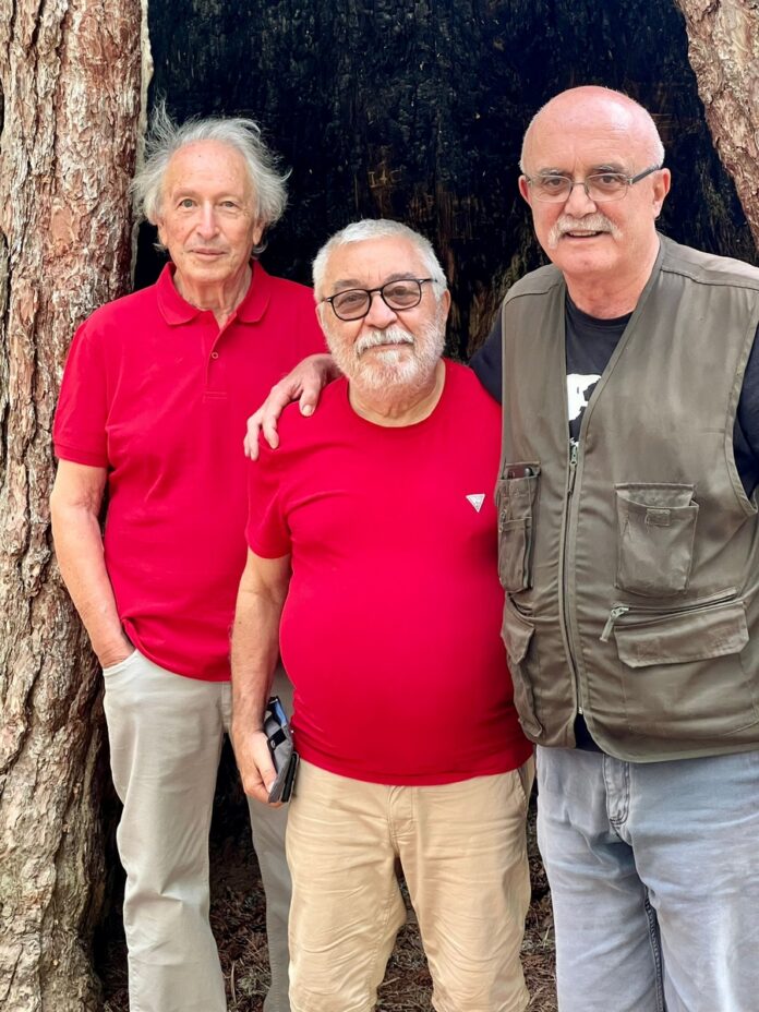 Augusto con Antonio e Mario
